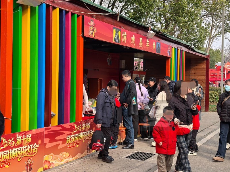 花灯会上年味浓3*武汉园博园