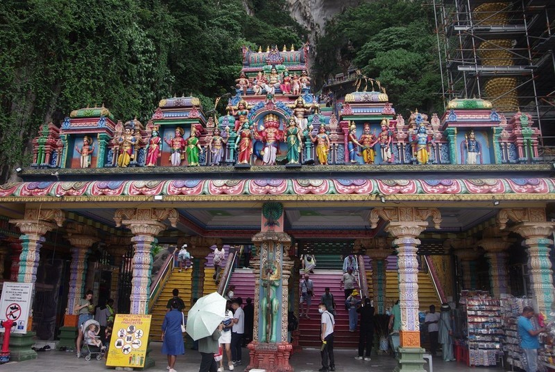 马来西亚吉隆坡印度教朝拜圣地--黑风洞