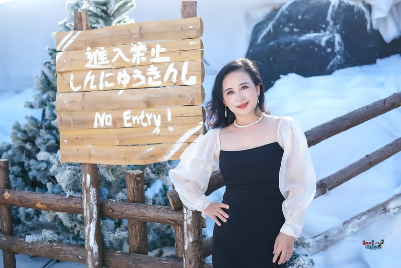 【雪景美女】---闪亮