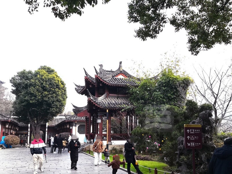 搁笔亭+西爽亭+洞门*黄鹤楼公园——武汉随笔