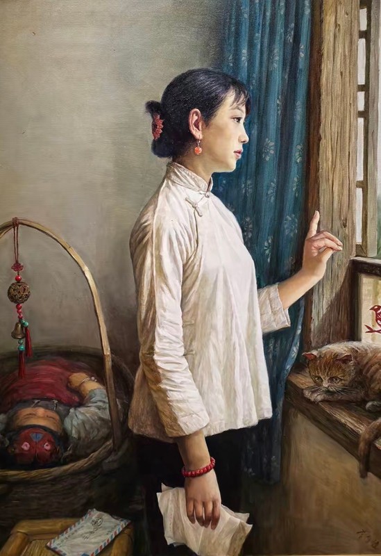 李自健油画作品