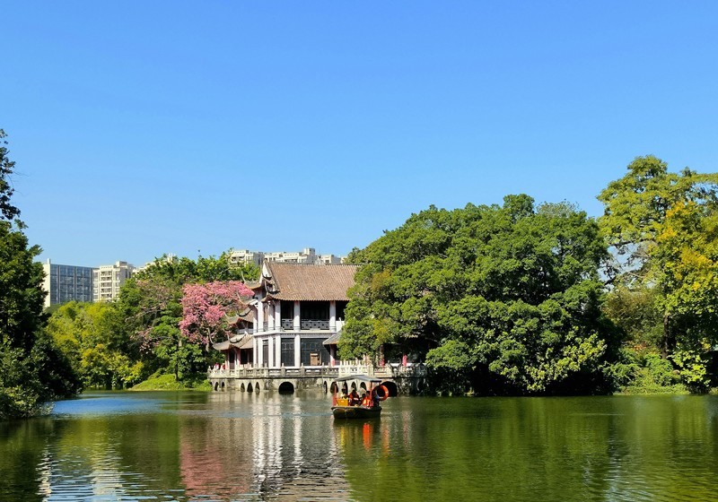 禅城的旧公园。