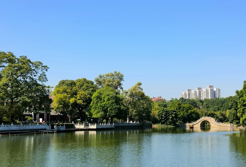 禅城的旧公园。