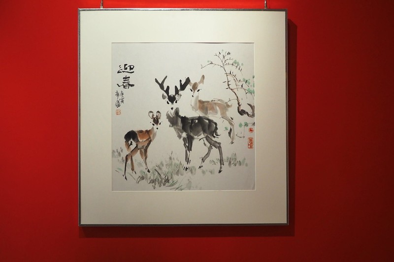 《呦呦鹿鸣?笔墨传情——张辛国先生诞辰100周年回顾展》上