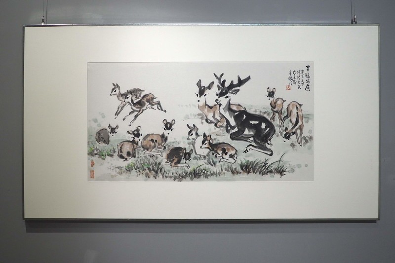 《呦呦鹿鸣·笔墨传情——张辛国先生诞辰100周年回顾展》下