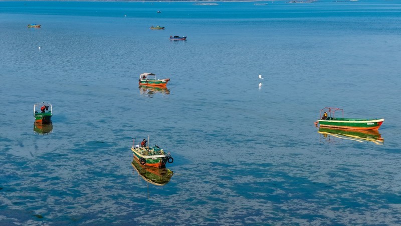 旅拍陵水海上村庄疍家渔排一