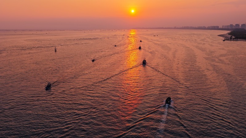 旅拍陵水海上村庄疍家渔排一