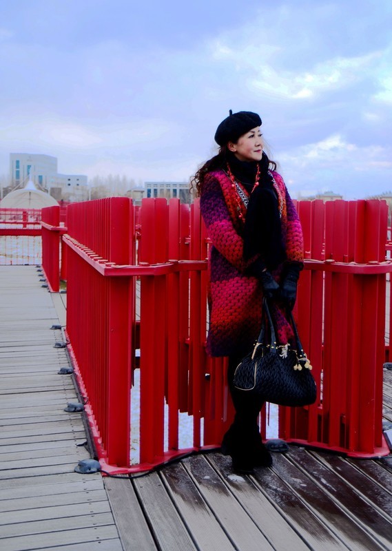 冬日——小提琴长廊人像（1）