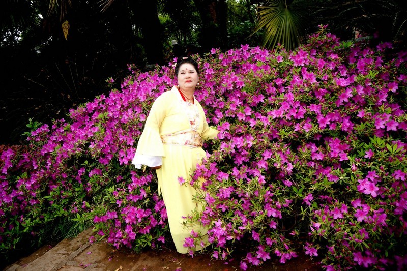 环境人像---牡丹园！