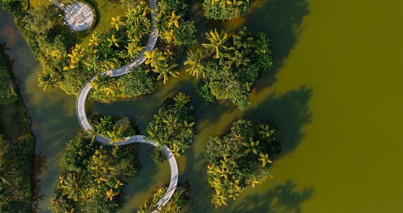 华润石梅湾环湖公园