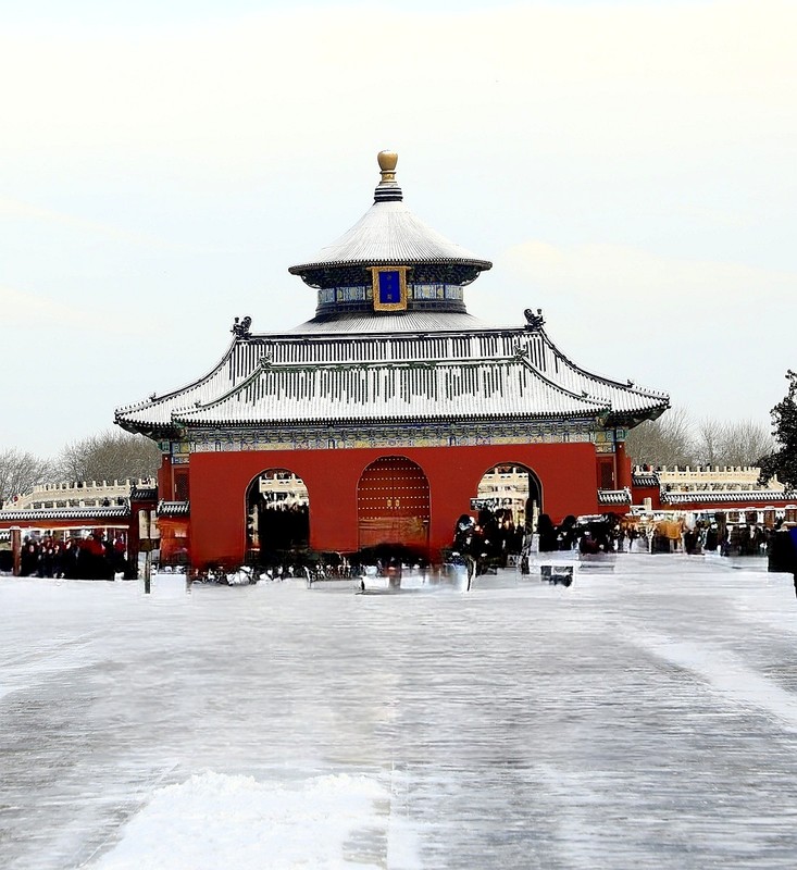 京城雪景之天坛雪韵之一