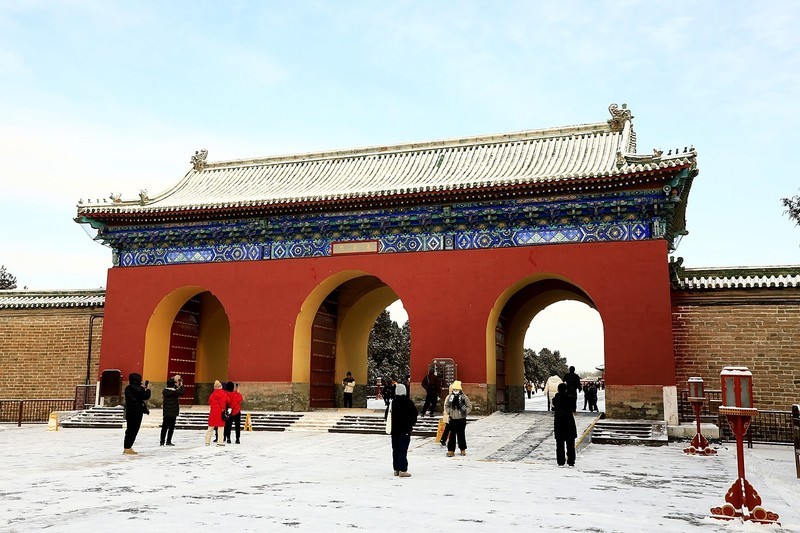京城雪景之天坛雪韵之一