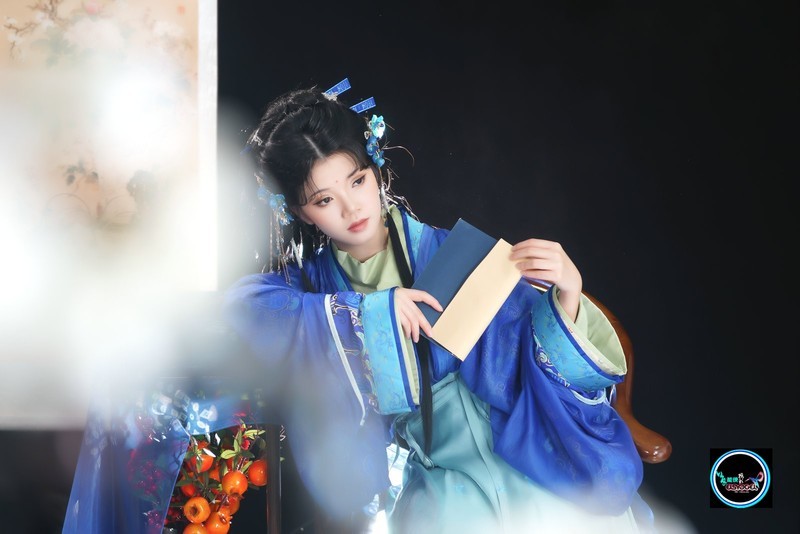 【一襟蓝韵·半卷清诗】---婷儿