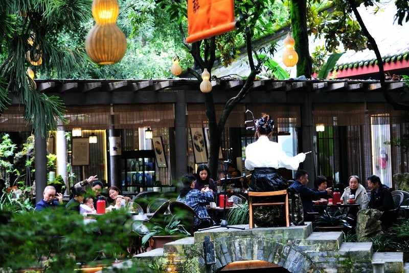 成都人民公园老茶馆随拍