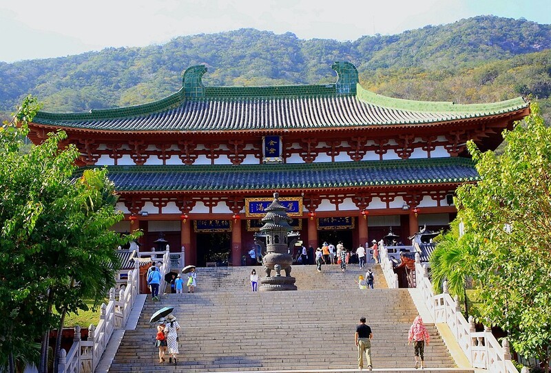 2112--51【不老松：纪实摄影】《山河锦绣》南国风情：海南島三亚：南山寺！